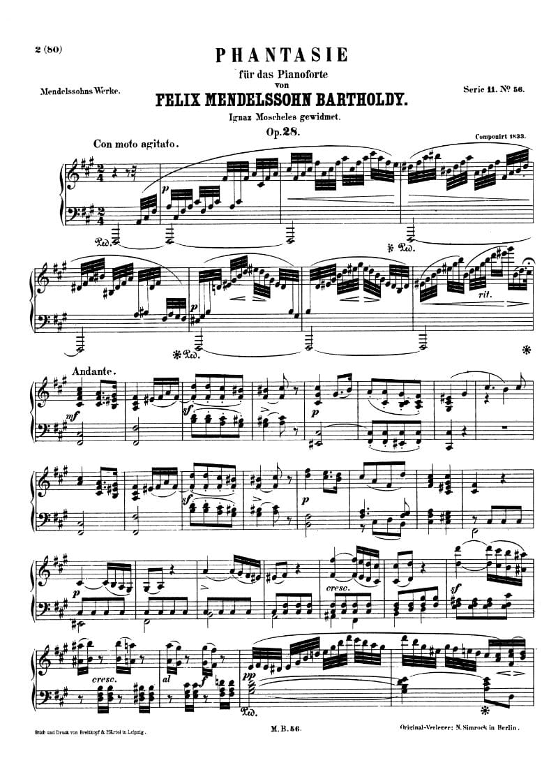 Preview of Fantasie (Sonate écossaise)