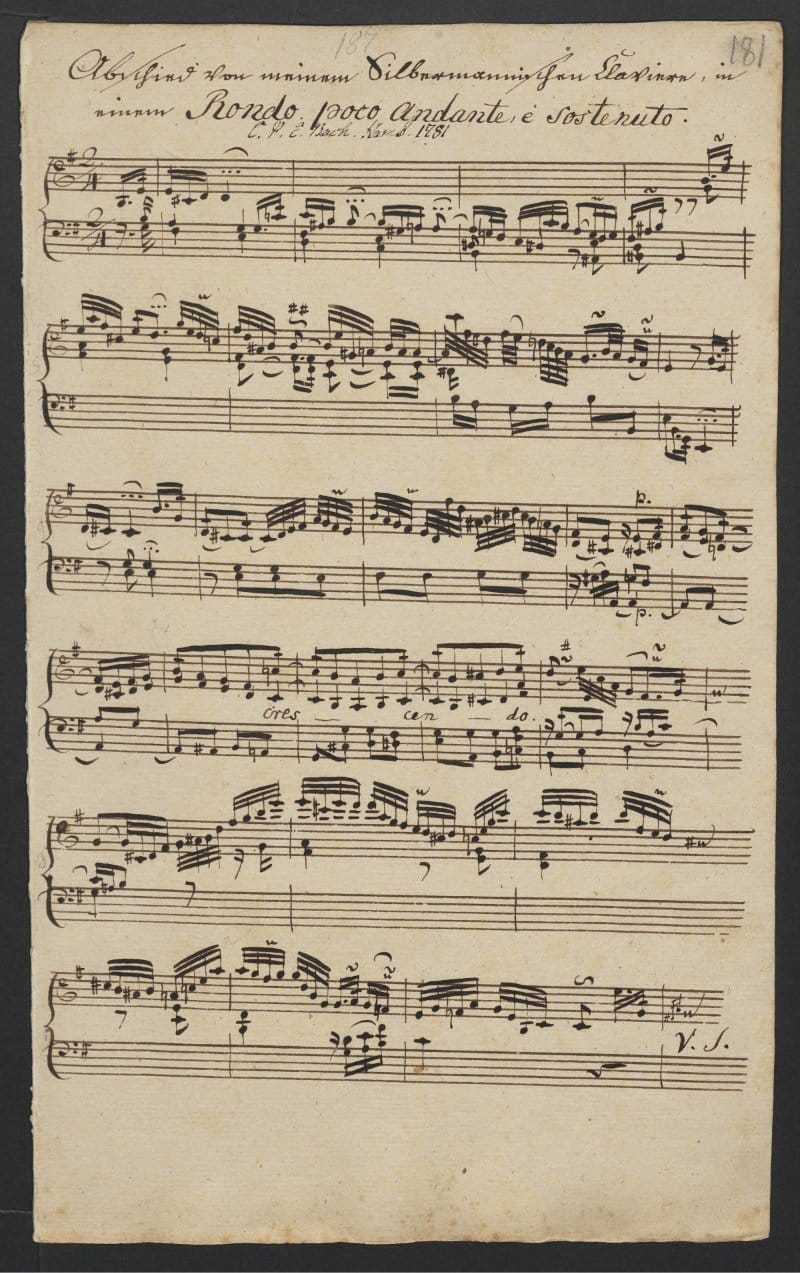 Preview of Abschied von meinem Silbermannischen Claviere in einem Rondo