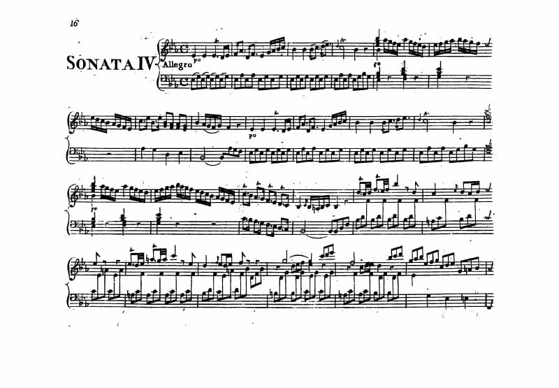 Preview of Keyboard Sonata in E-flat Major