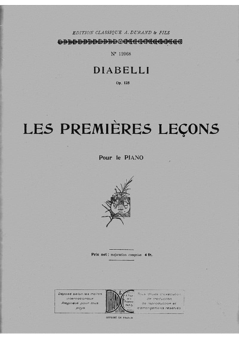 Preview of Die ersten 12 Lectionen am Pianoforte