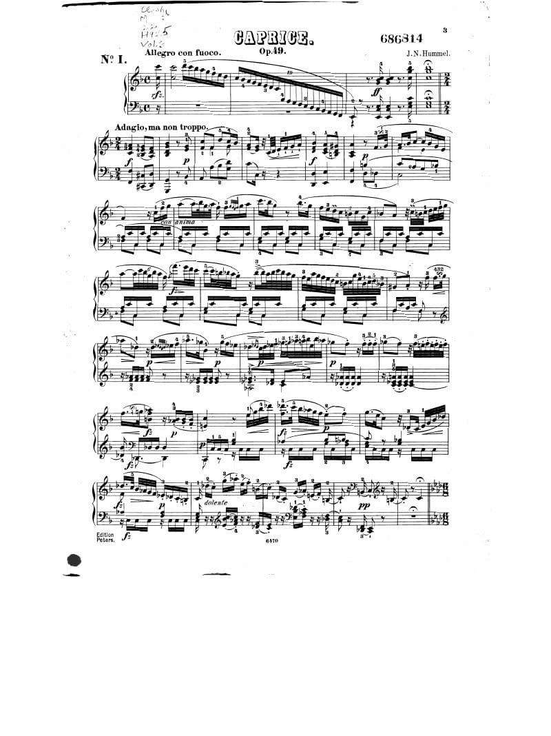 Preview of Caprice in F Major