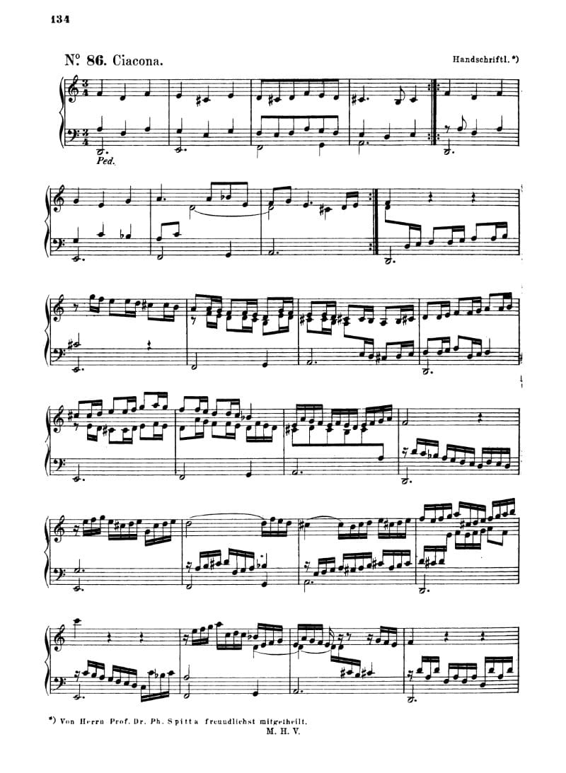 Preview of Chaconne in D minor