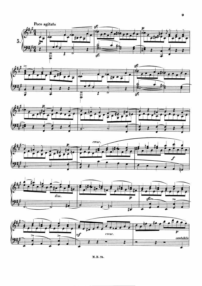 Preview of Songs Without Words: Restlessness
