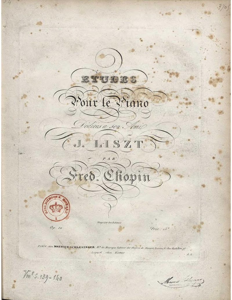 Preview of Etude in E Major (Tristesse)