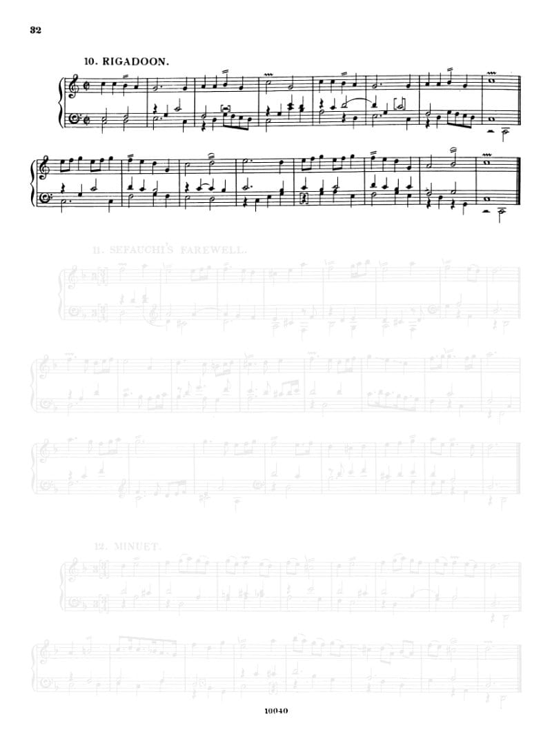 Preview of Rigadoon in C major