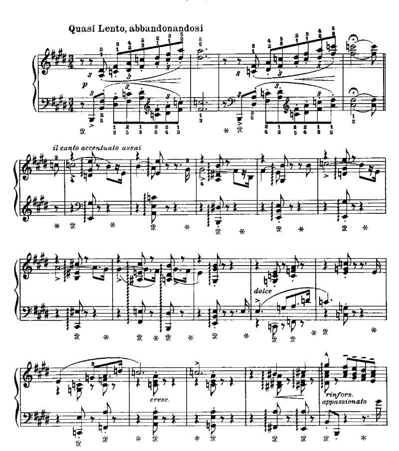 Preview of Liebestraum No. 2 in E Major