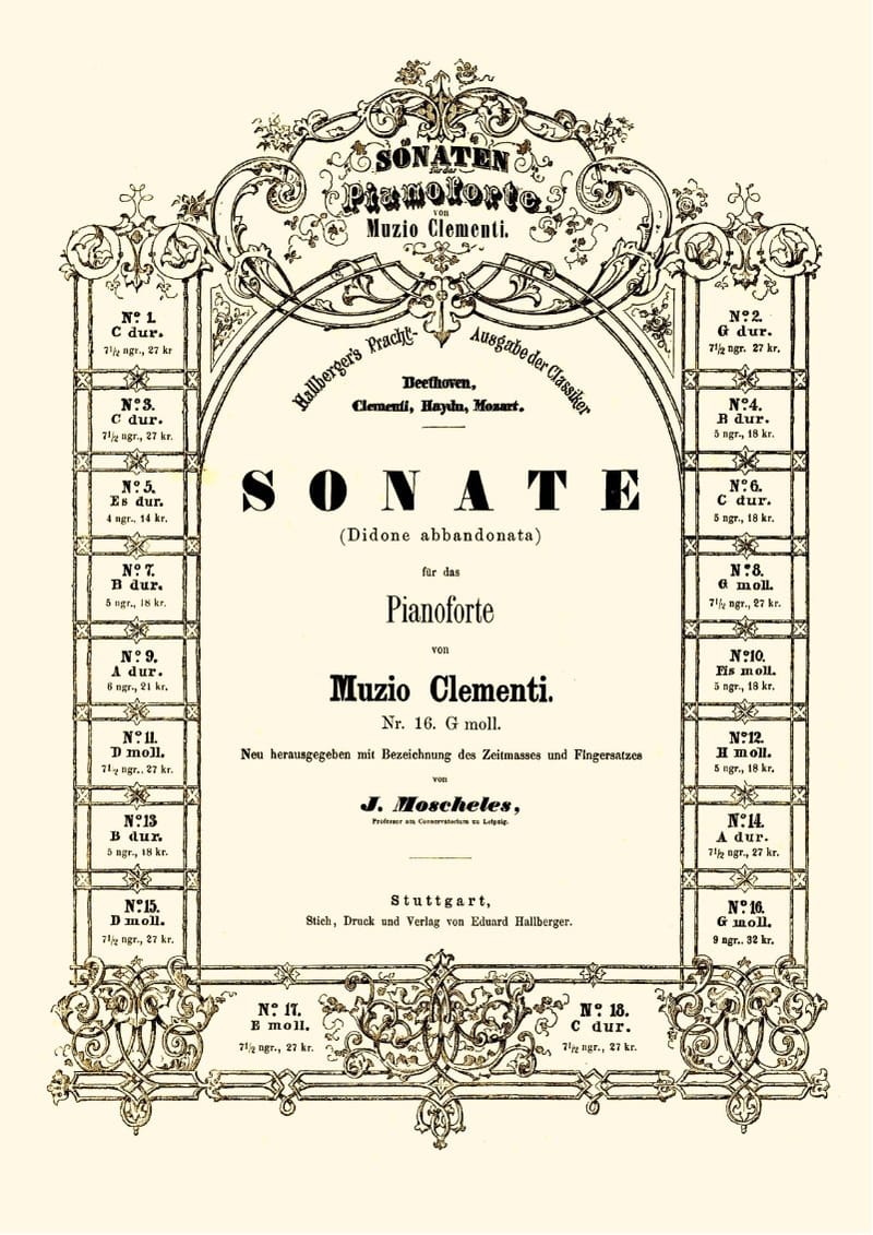 Preview of Piano Sonata in G Minor (Didone abbandonata)