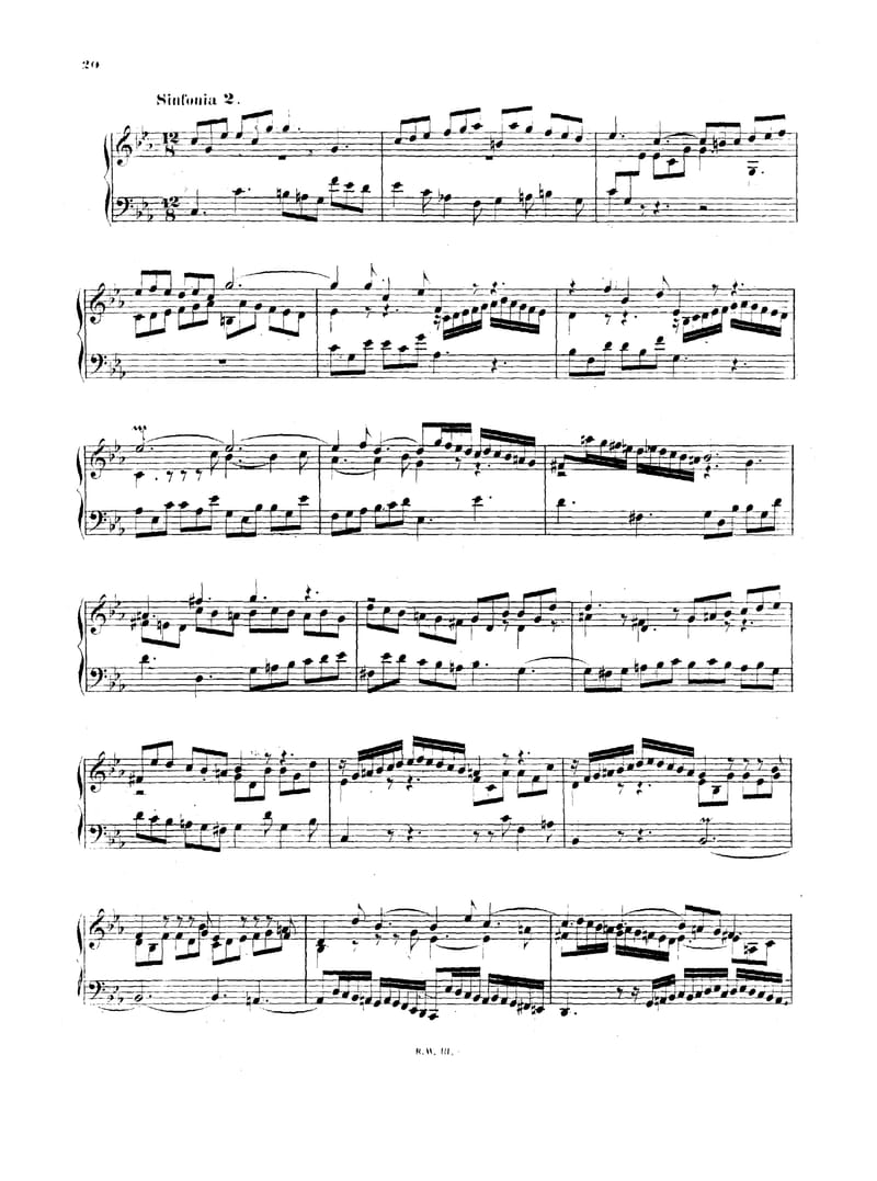 Preview of Sinfonia No. 2 in C Minor