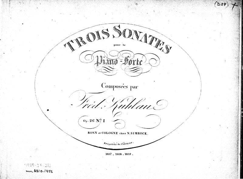 Preview of Sonata in G major, Op. 26 No. 1