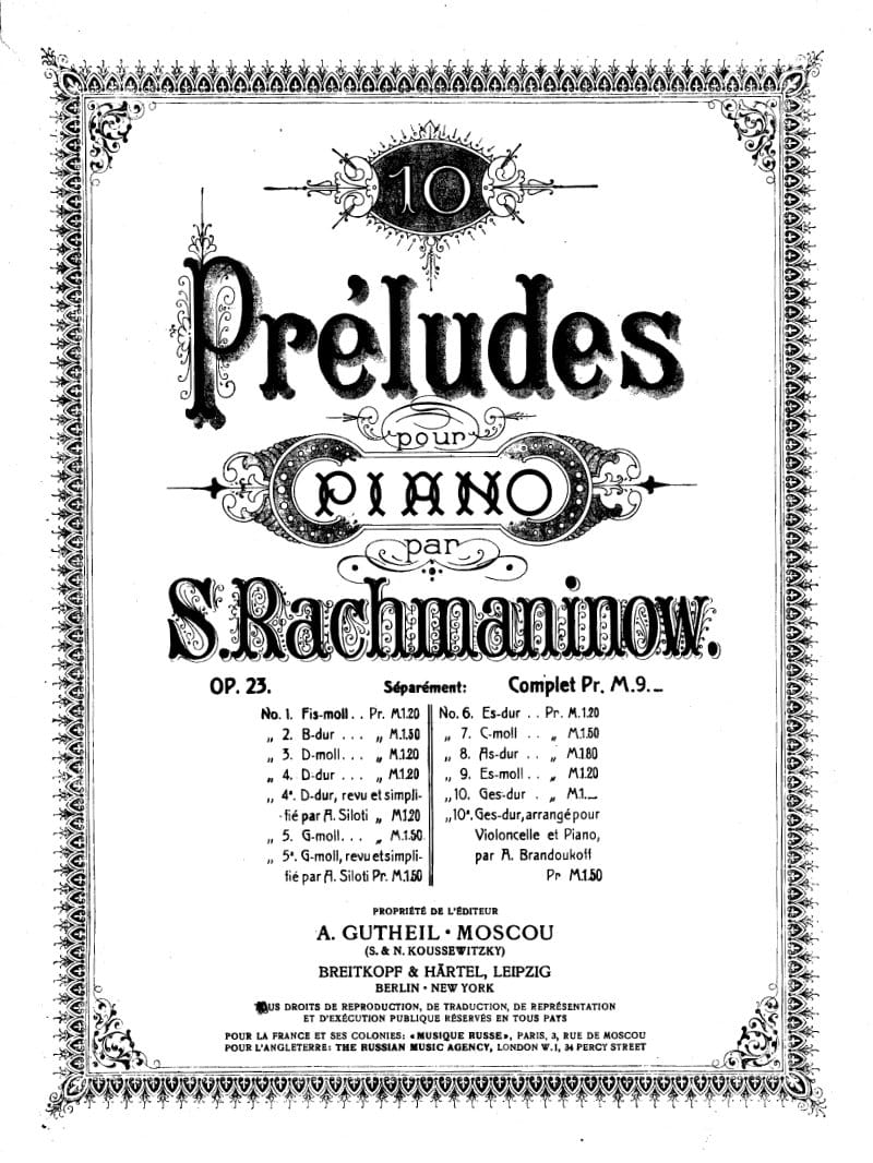 Preview of Prelude in E-flat major, Op. 23 No. 6
