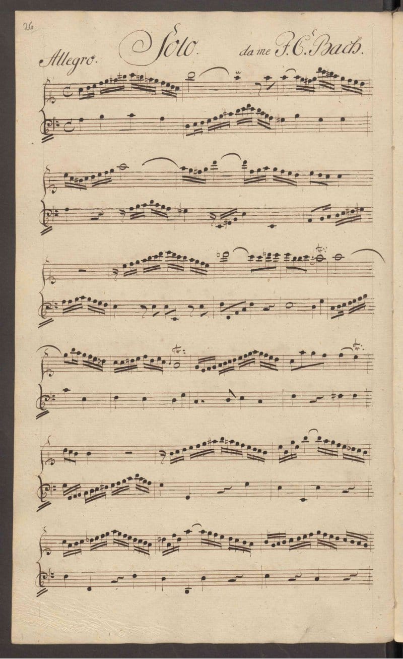Preview of Keyboard Sonata in A minor