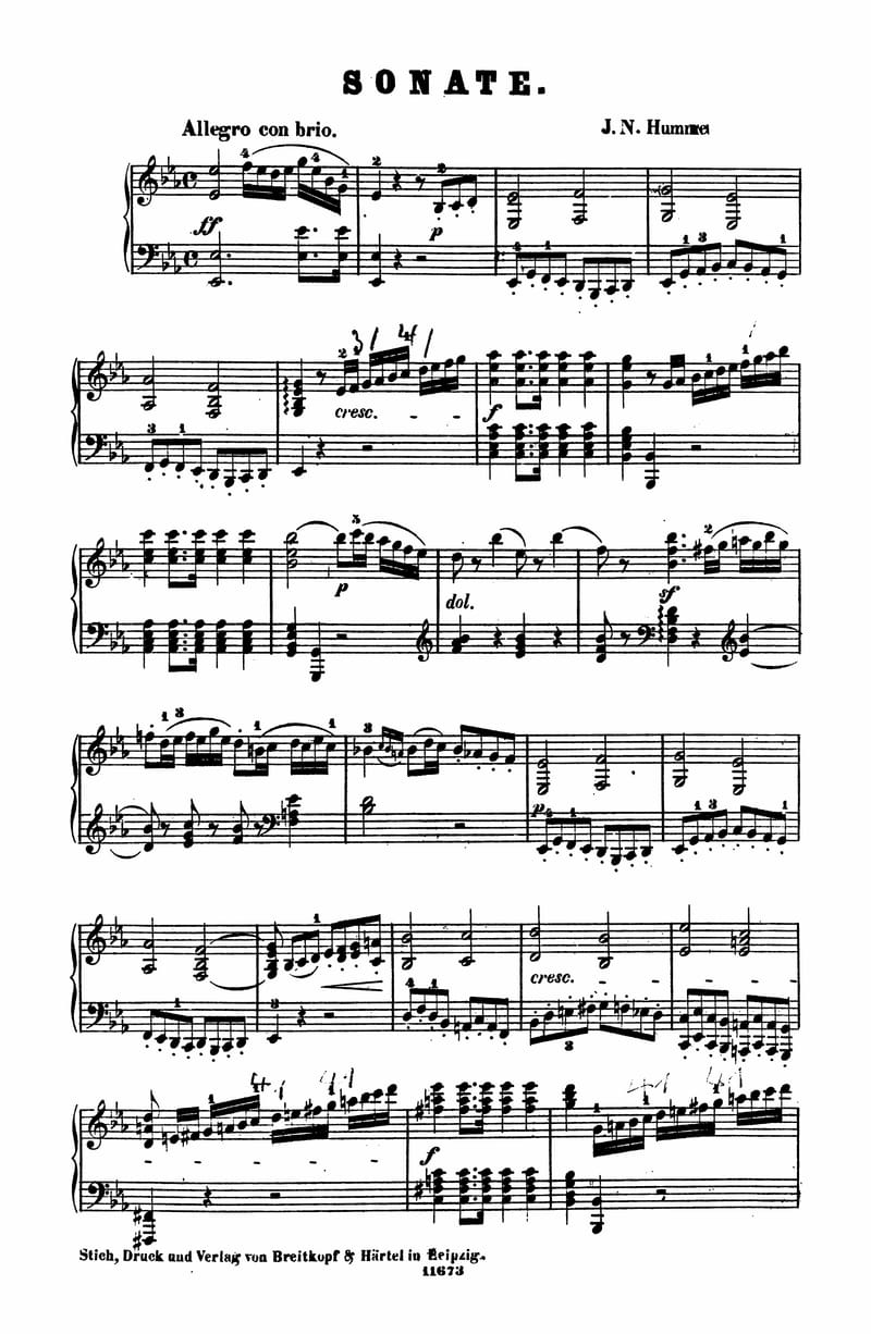Preview of Sonata in D Major, Op. 13