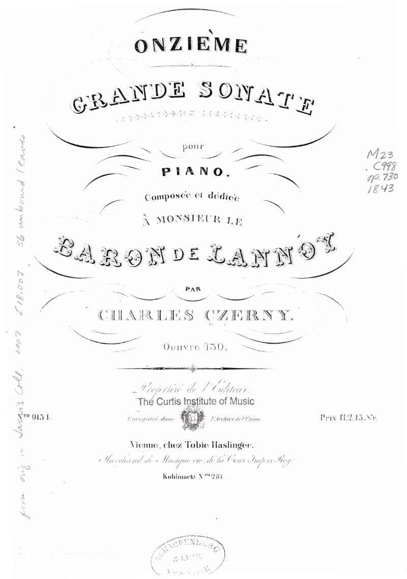 Preview of Piano Sonata No. 11 in D-flat major