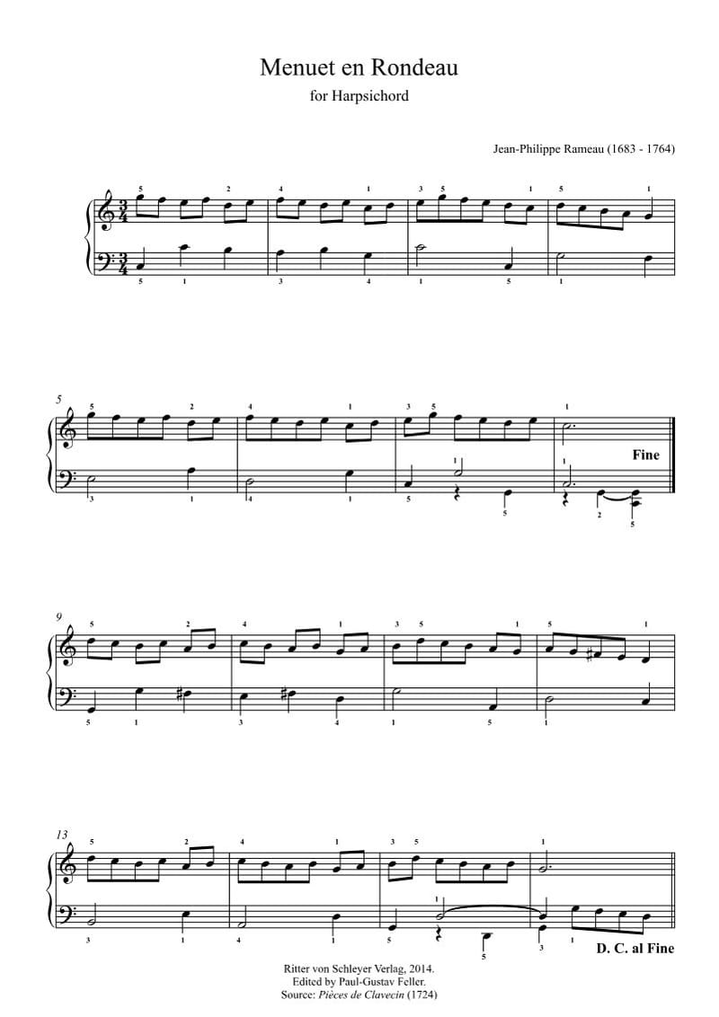 Preview of Menuet en Rondeau, RCT 4