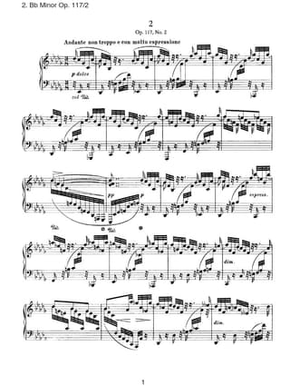 Intermezzo in B-flat Minor by Johannes Brahms