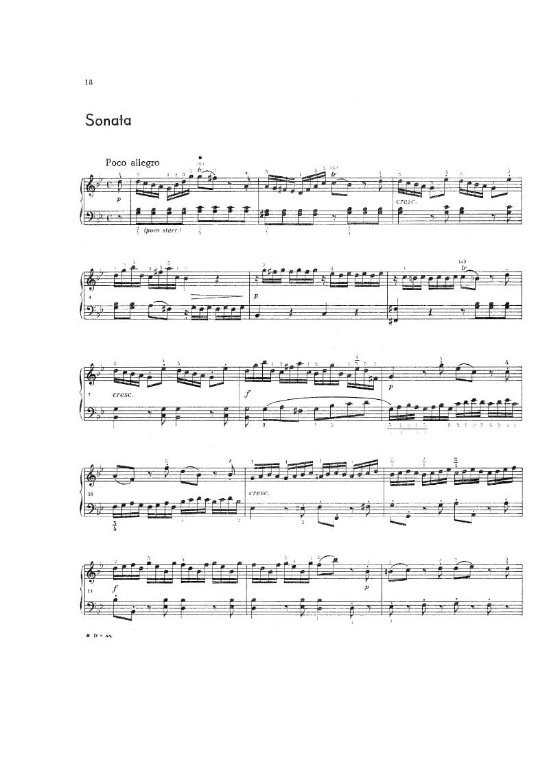 Preview of Keyboard Sonata in E-flat Major