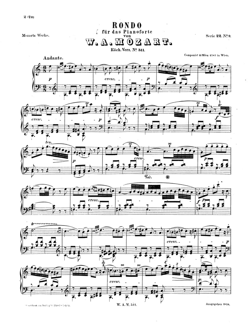 Preview of Rondo in A Minor