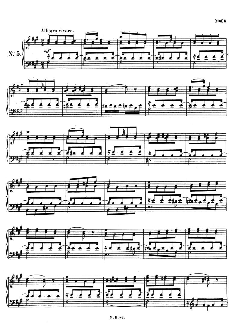 Preview of Songs Without Words: Kinderstück
