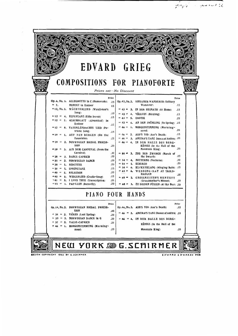 Preview of Lyric Pieces: Wedding Day at Troldhaugen