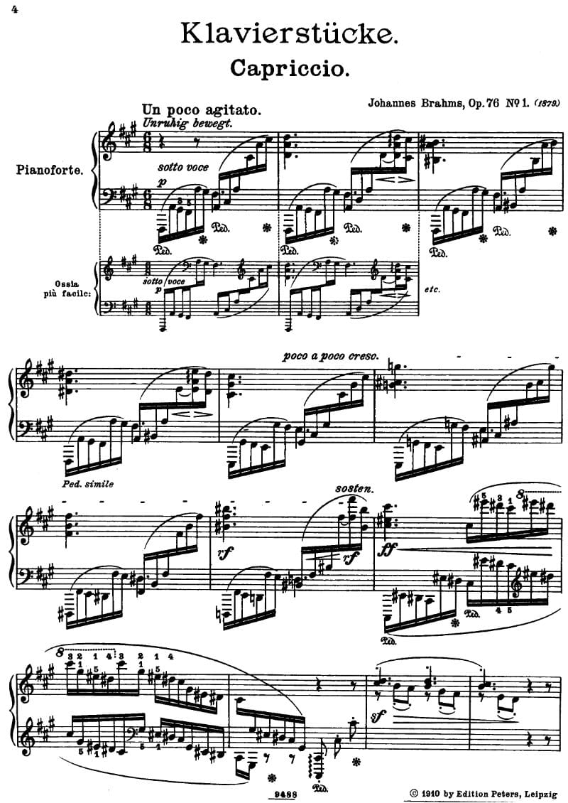Preview of Capriccio in C-sharp Minor