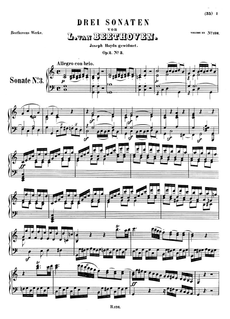 Preview of Sonata No. 3 in C major
