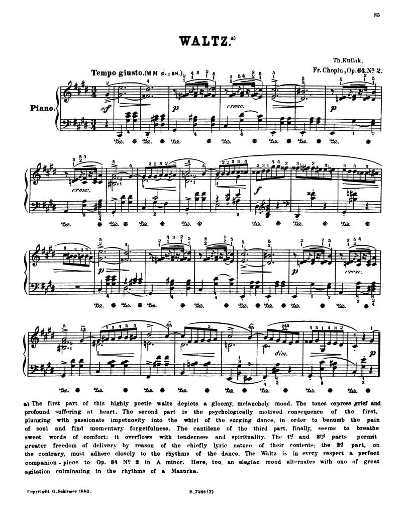 Preview of Waltz in C-sharp Minor