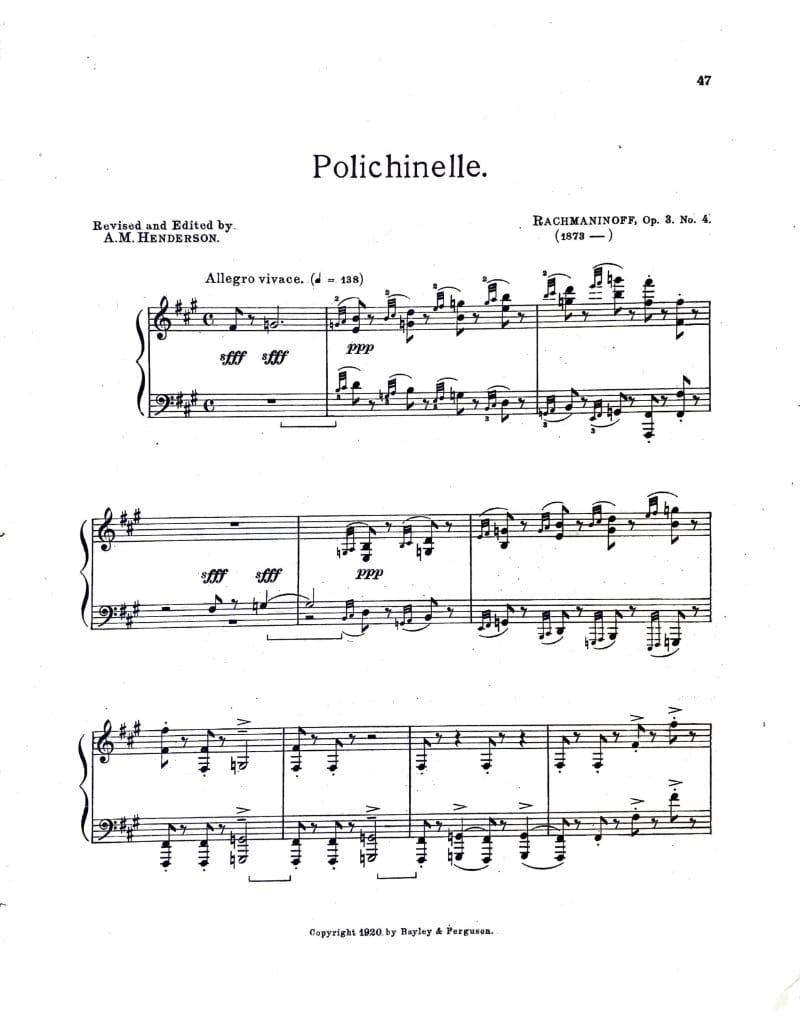 Preview of Polichinelle in F-sharp Minor