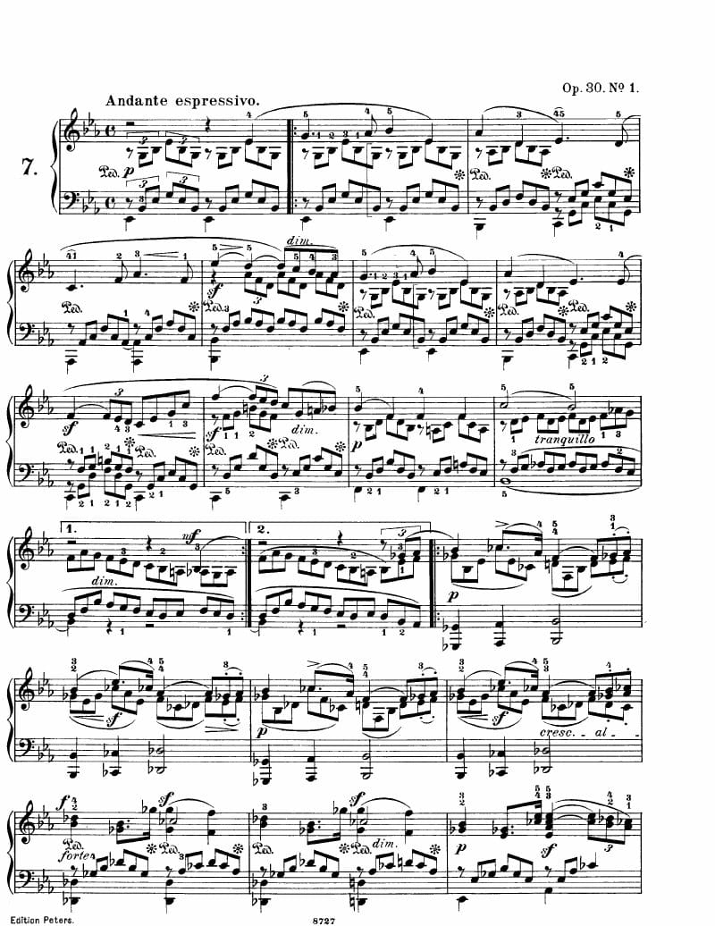 Preview of Songs Without Words: Andante espressivo