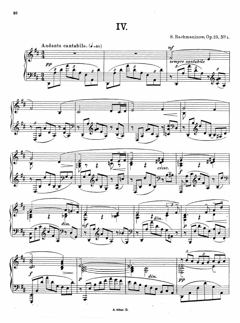 Preview of Prelude in D Major