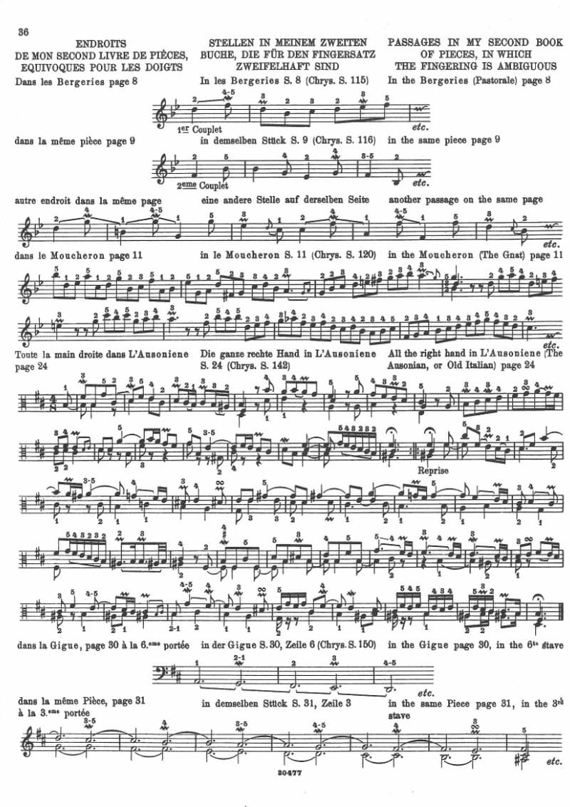 Preview of L'Art de toucher le clavecin: Prelude No. 8 in E Minor