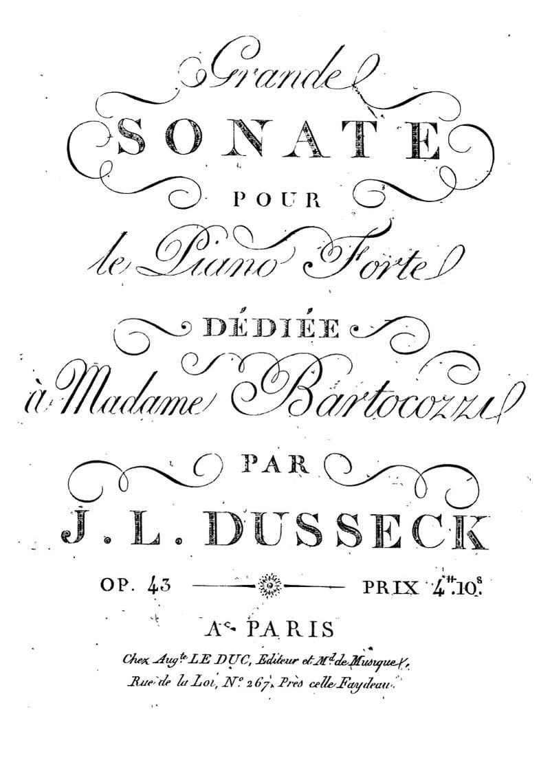 Preview of Piano Sonata No.17 in A major, Op.43