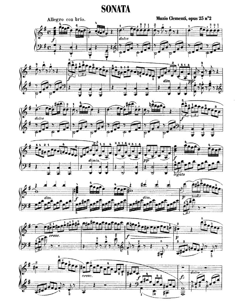 Preview of Sonata in G Major