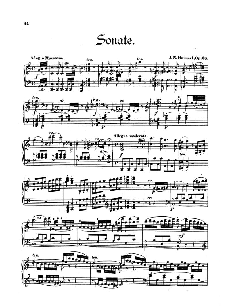 Preview of Piano Sonata No. 4 in C Major