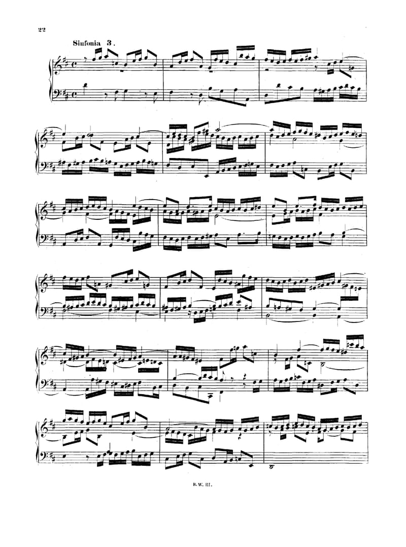 Preview of Sinfonia No. 3 in D Major