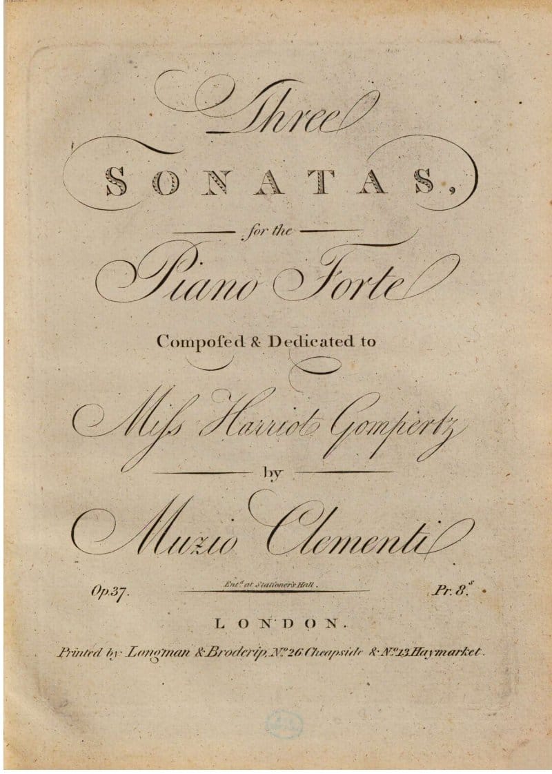 Preview of Piano Sonata in C Major, Op. 37 No. 1