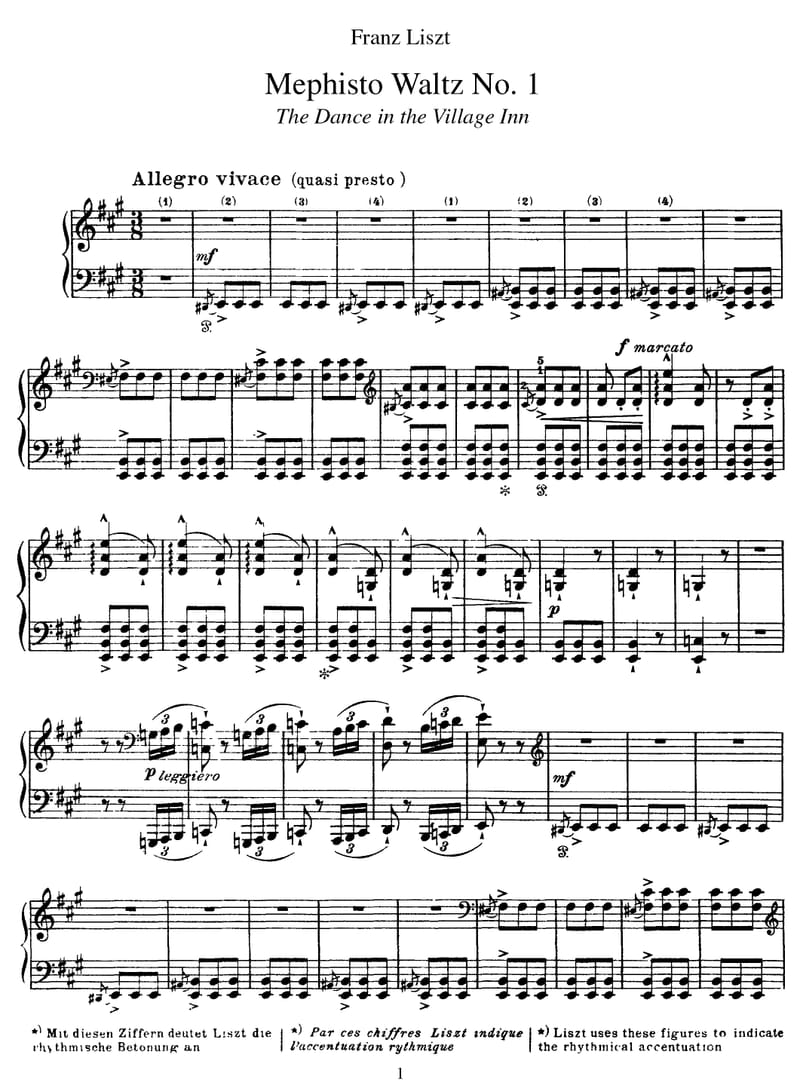 Preview of Mephisto Waltz No. 1