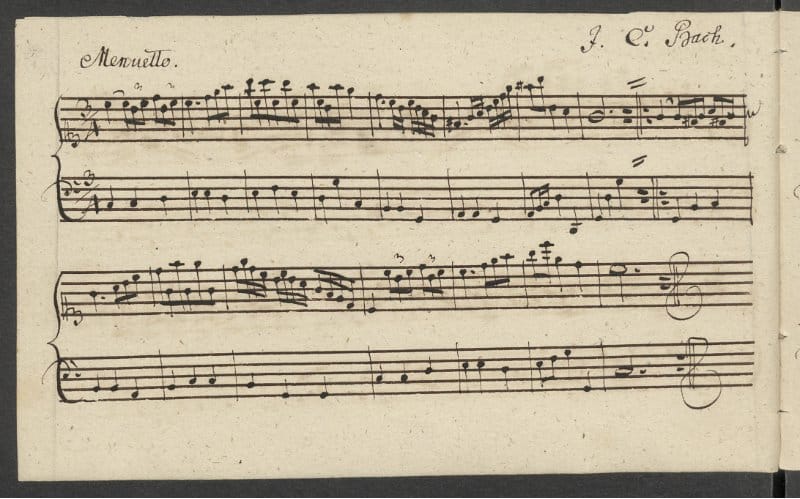 Preview of Minuet for Keyboard in C major