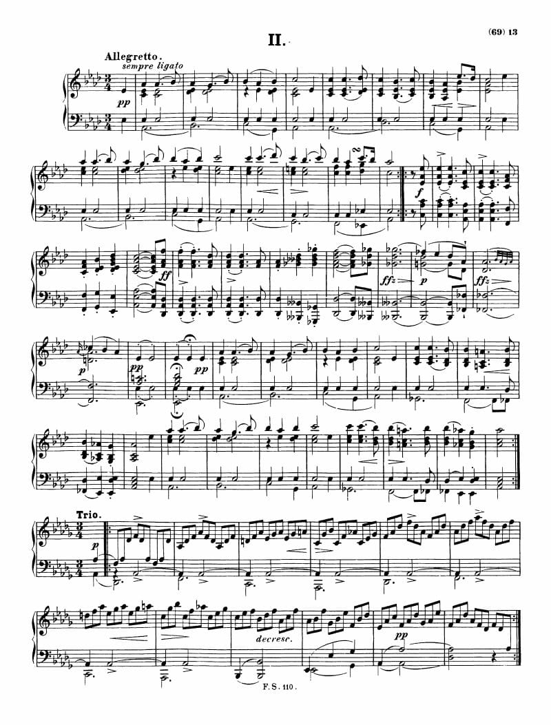 Preview of Impromptu No. 2 in A-flat major