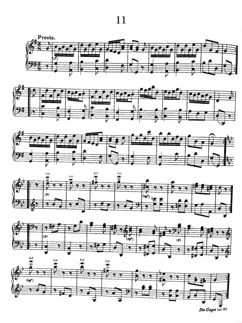 Preview of Keyboard Sonata in G major