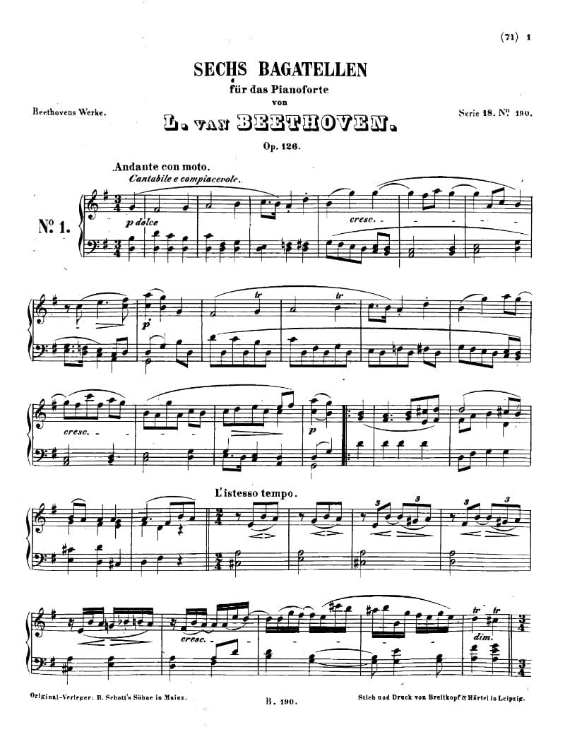 Preview of Six Bagatelles