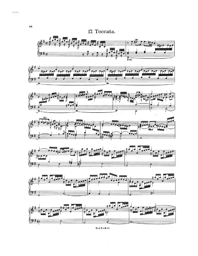 Preview of Toccata in E Minor