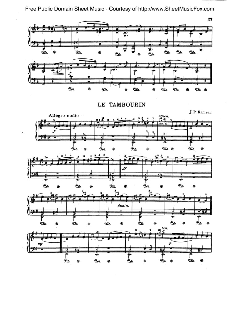 Preview of Le Tambourin