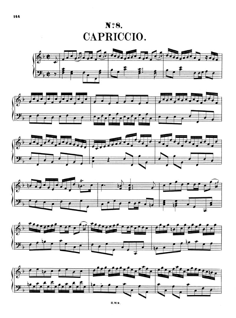 Preview of Capriccio in F major