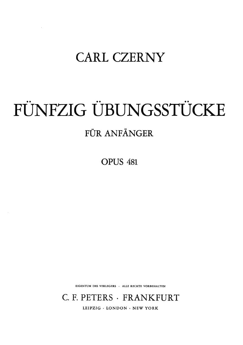 Preview of 50 Übungsstücke für Anfänger
