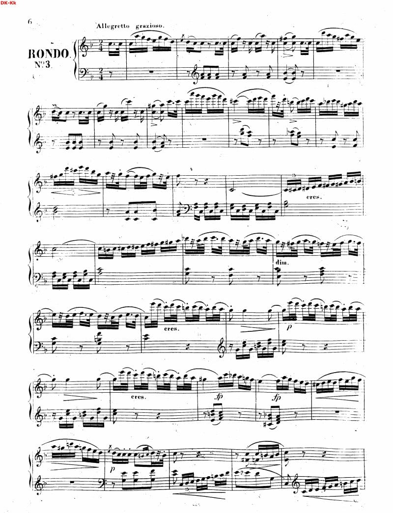 Preview of Rondo in F major