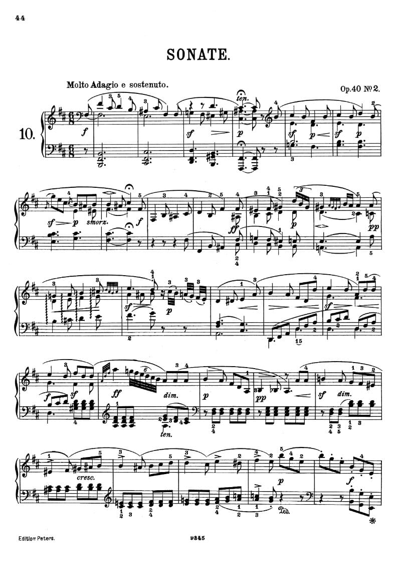 Preview of Sonata in B Minor