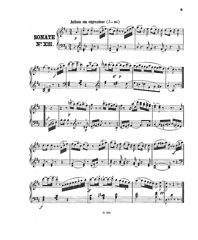 Preview of Keyboard Sonata in D major, Hob.XVI:42