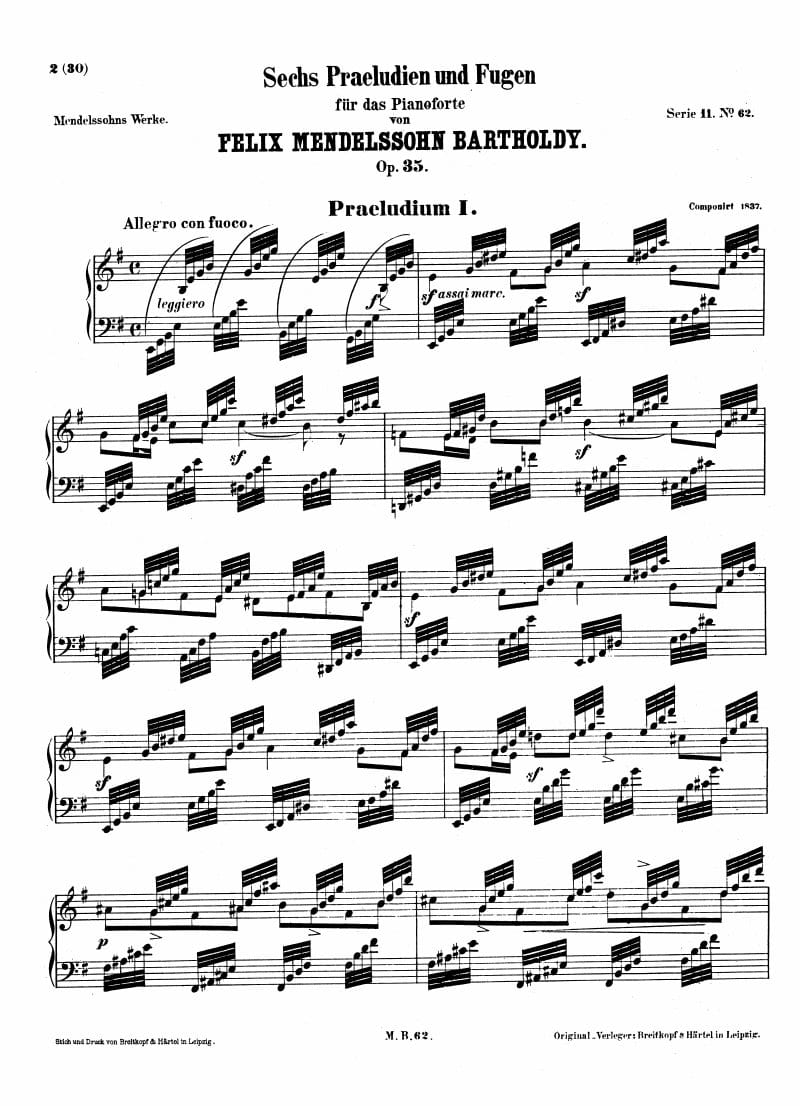 Preview of Prelude in E Minor
