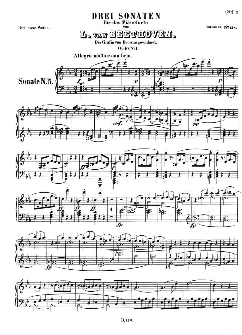 Preview of Sonata No. 5 in C Minor