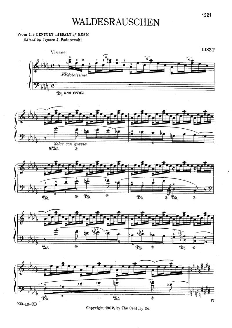 Preview of Waldesrauschen (Concert Etude No. 1)